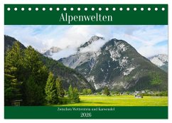 Alpenwelten-Zwischen Wetterstein und Karwendel (Tischkalender 2026 DIN A5 quer), CALVENDO Monatskalender Alpenwelten-Zwischen Wetterstein und Karwendel (Tischkalender 2026 DIN A5 quer), CALVENDO Monatskalender