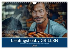 Lieblingshobby Grillen (Wandkalender 2026 DIN A4 quer), CALVENDO Monatskalender Cover Lieblingshobby Grillen (Wandkalender 2026 DIN A4 quer), CALVENDO Monatskalender