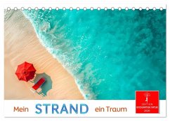 Mein Strand - ein Traum (Tischkalender 2026 DIN A5 quer), CALVENDO Monatskalender