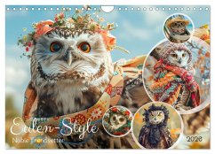 Eulen-Style. Noble Trendsetter (Wandkalender 2026 DIN A4 quer), CALVENDO Monatskalender