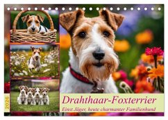 Cover Drahthaar-Foxterrier (Tischkalender 2026 DIN A5 quer), CALVENDO Monatskalender