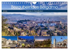 Bezauberndes Bergamo (Wandkalender 2026 DIN A4 quer), CALVENDO Monatskalender