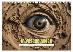 Magische Augen (Wandkalender 2026 DIN A3 quer), CALVENDO Monatskalender