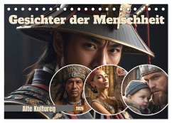 Cover Gesichter der Menschheit (Tischkalender 2026 DIN A5 quer), CALVENDO Monatskalender