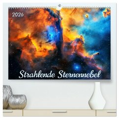 Cover Strahlende Sternennebel (hochwertiger Premium Wandkalender 2026 DIN A2 quer), Kunstdruck in Hochglanz