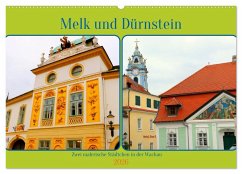 Cover Melk und Dürnstein, zwei malerische Städtchen in der Wachau (Wandkalender 2026 DIN A2 quer), CALVENDO Monatskalender
