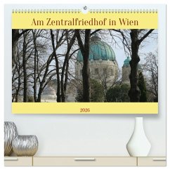 Cover Am Zentralfriedhof in Wien (hochwertiger Premium Wandkalender 2026 DIN A2 quer), Kunstdruck in Hochglanz
