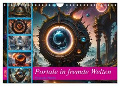 Portale in fremde Welten - Mystische Pforten (Wandkalender 2026 DIN A4 quer), CALVENDO Monatskalender