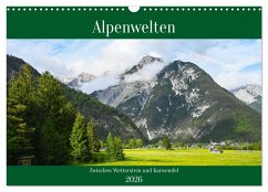 Alpenwelten-Zwischen Wetterstein und Karwendel (Wandkalender 2026 DIN A3 quer), CALVENDO Monatskalender