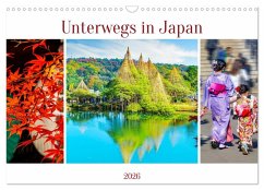 Cover Unterwegs in Japan (Wandkalender 2026 DIN A3 quer), CALVENDO Monatskalender