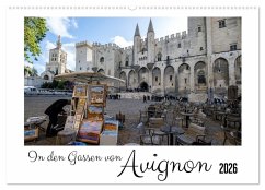 Cover In den Gassen von Avignon (Wandkalender 2026 DIN A2 quer), CALVENDO Monatskalender