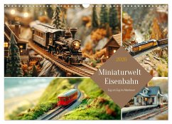 Miniaturwelt Eisenbahn - Zug um Zug ins Abenteuer (Wandkalender 2026 DIN A3 quer), CALVENDO Monatskalender Miniaturwelt Eisenbahn - Zug um Zug ins Abenteuer (Wandkalender 2026 DIN A3 quer), CALVENDO Monatskalender