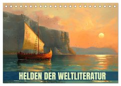 Helden der Weltliteratur (Tischkalender 2026 DIN A5 quer), CALVENDO Monatskalender Helden der Weltliteratur (Tischkalender 2026 DIN A5 quer), CALVENDO Monatskalender