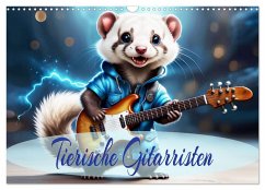 Tierische Gitarristen (Wandkalender 2026 DIN A3 quer), CALVENDO Monatskalender