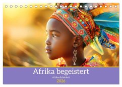 Afrika begeistert - Afrikas Schönheit (Tischkalender 2026 DIN A5 quer), CALVENDO Monatskalender