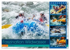 Cover Faszination Wildwasser - Rafting (Wandkalender 2026 DIN A4 quer), CALVENDO Monatskalender