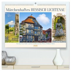 Märchenhaftes Hessisch Lichtenau (hochwertiger Premium Wandkalender 2026 DIN A2 quer), Kunstdruck in Hochglanz Cover Märchenhaftes Hessisch Lichtenau (hochwertiger Premium Wandkalender 2026 DIN A2 quer), Kunstdruck in Hochglanz