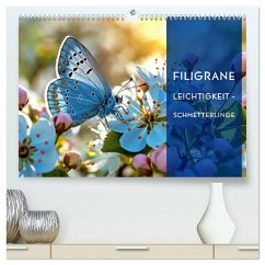 Cover Filigrane Leichtigkeit - Schmetterlinge (hochwertiger Premium Wandkalender 2026 DIN A2 quer), Kunstdruck in Hochglanz