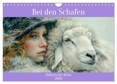 Bei den Schafen - Malerische Reise (Wandkalender 2026 DIN A4 quer), CALVENDO Monatskalender Bei den Schafen - Malerische Reise (Wandkalender 2026 DIN A4 quer), CALVENDO Monatskalender