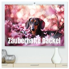 Cover Zauberhafte Dackel (hochwertiger Premium Wandkalender 2026 DIN A2 quer), Kunstdruck in Hochglanz