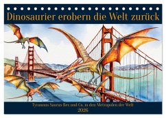 Cover Dinosaurier erobern die Welt zurück (Tischkalender 2026 DIN A5 quer), CALVENDO Monatskalender