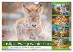 Cover Lustige Eselgeschichten (Wandkalender 2026 DIN A4 quer), CALVENDO Monatskalender