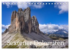 Cover Sextener Dolomiten (Tischkalender 2026 DIN A5 quer), CALVENDO Monatskalender