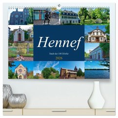 Hennef - Stadt der 100 Dörfer (hochwertiger Premium Wandkalender 2026 DIN A2 quer), Kunstdruck in Hochglanz