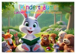 Kinderträume - Lachen mit tierischen Kameraden (Wandkalender 2026 DIN A2 quer), CALVENDO Monatskalender