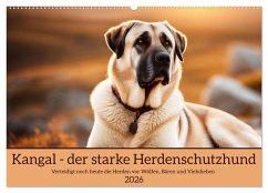 Kangal - der starke Herdenschutzhund (Wandkalender 2026 DIN A2 quer), CALVENDO Monatskalender Cover Kangal - der starke Herdenschutzhund (Wandkalender 2026 DIN A2 quer), CALVENDO Monatskalender