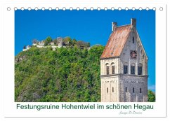 Festungsruine Hohentwiel im schönen Hegau (Tischkalender 2026 DIN A5 quer), CALVENDO Monatskalender