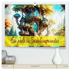 Ein Jahr im Baumhausparadies (hochwertiger Premium Wandkalender 2026 DIN A2 quer), Kunstdruck in Hochglanz