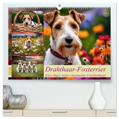 Cover Drahthaar-Foxterrier (hochwertiger Premium Wandkalender 2026 DIN A2 quer), Kunstdruck in Hochglanz