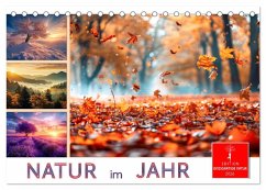 Natur im Jahr (Tischkalender 2026 DIN A5 quer), CALVENDO Monatskalender