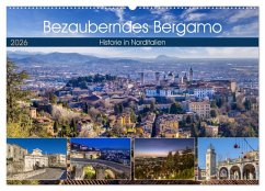Bezauberndes Bergamo (Wandkalender 2026 DIN A2 quer), CALVENDO Monatskalender