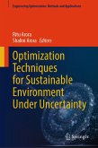 Optimization Techniques for Sustainable Environment Under Uncertainty (eBook, PDF)