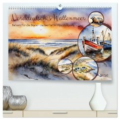 Cover Norddeutsches Wattenmeer (hochwertiger Premium Wandkalender 2026 DIN A2 quer), Kunstdruck in Hochglanz