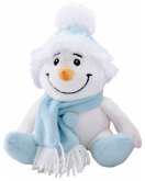 TRÖTSCH - Plüsch Schneemann türkis