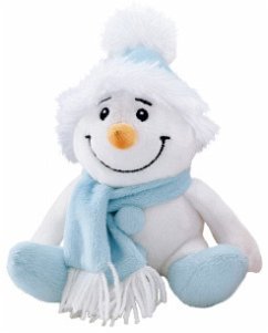 Cover TRÖTSCH - Plüsch Schneemann türkis