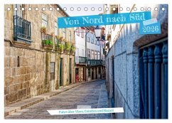 Cover Von Nord nach Süd - Fahrt über Viseu, Coimbra und Nazaré (Tischkalender 2026 DIN A5 quer), CALVENDO Monatskalender
