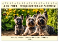 Cover Cairn Terrier - lustiges Raubein aus Schottland (Tischkalender 2026 DIN A5 quer), CALVENDO Monatskalender