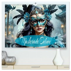 Maskerade Deluxe (hochwertiger Premium Wandkalender 2026 DIN A2 quer), Kunstdruck in Hochglanz
