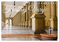 Cover Karlovy Vary - Stadt der heilenden Quellen (Tischkalender 2026 DIN A5 quer), CALVENDO Monatskalender