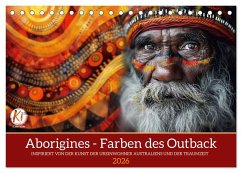 Cover Aborigines - Farben des Outback (Tischkalender 2026 DIN A5 quer), CALVENDO Monatskalender
