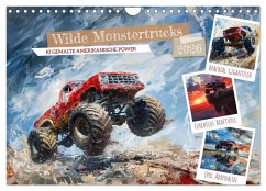 Cover Wilde Monstertrucks (Wandkalender 2026 DIN A4 quer), CALVENDO Monatskalender