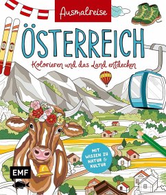 Cover Ausmalreise Österreich