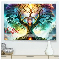 Elfen Zauberhafte Fantasiewesen (hochwertiger Premium Wandkalender 2026 DIN A2 quer), Kunstdruck in Hochglanz