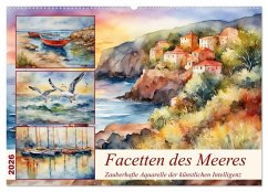 Cover Facetten des Meeres (Wandkalender 2026 DIN A2 quer), CALVENDO Monatskalender