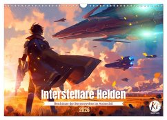 Interstellare Helden (Wandkalender 2026 DIN A3 quer), CALVENDO Monatskalender