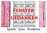 Fenster Gedanken (Wandkalender 2026 DIN... - Bild 1